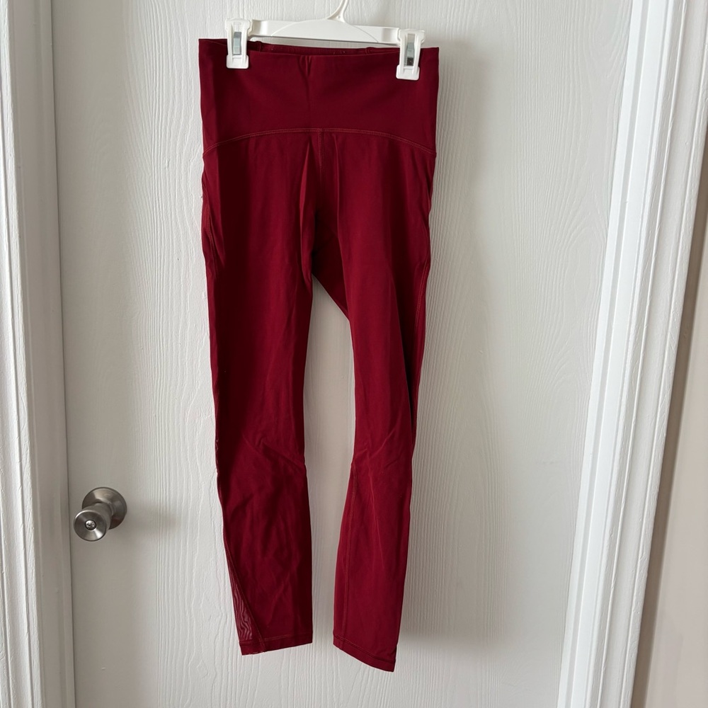 lululemon athletica Red Leggings